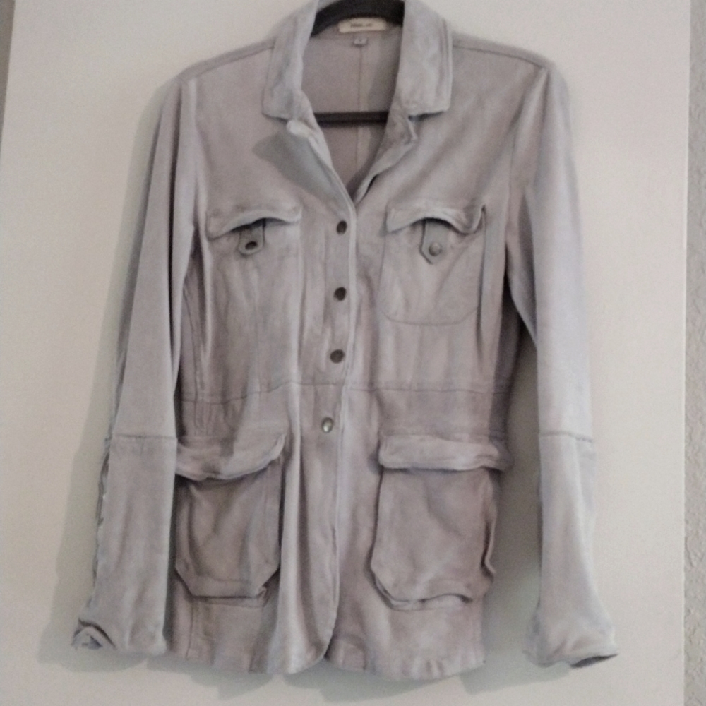 Jakett leather S Baby Blue